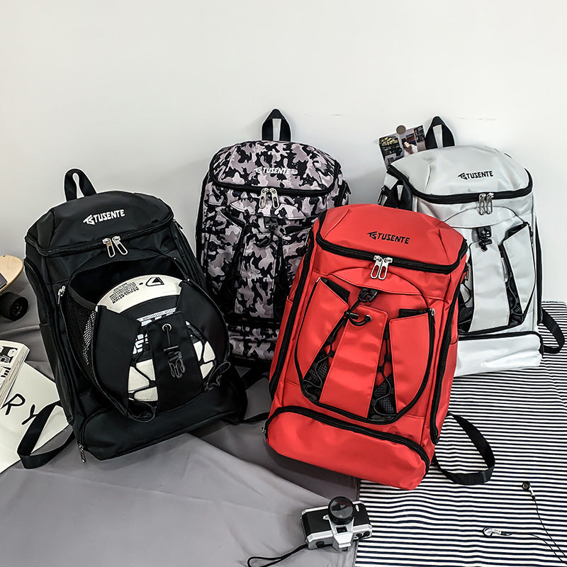 Men's Leisure Large Capacity Basketball Korean Style Backpacks