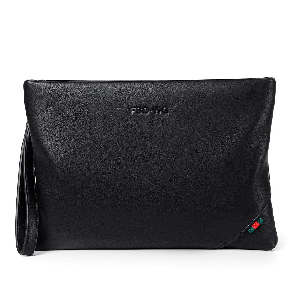 Men's Embossed Clutch Business Large Capacity Envelope Handbags