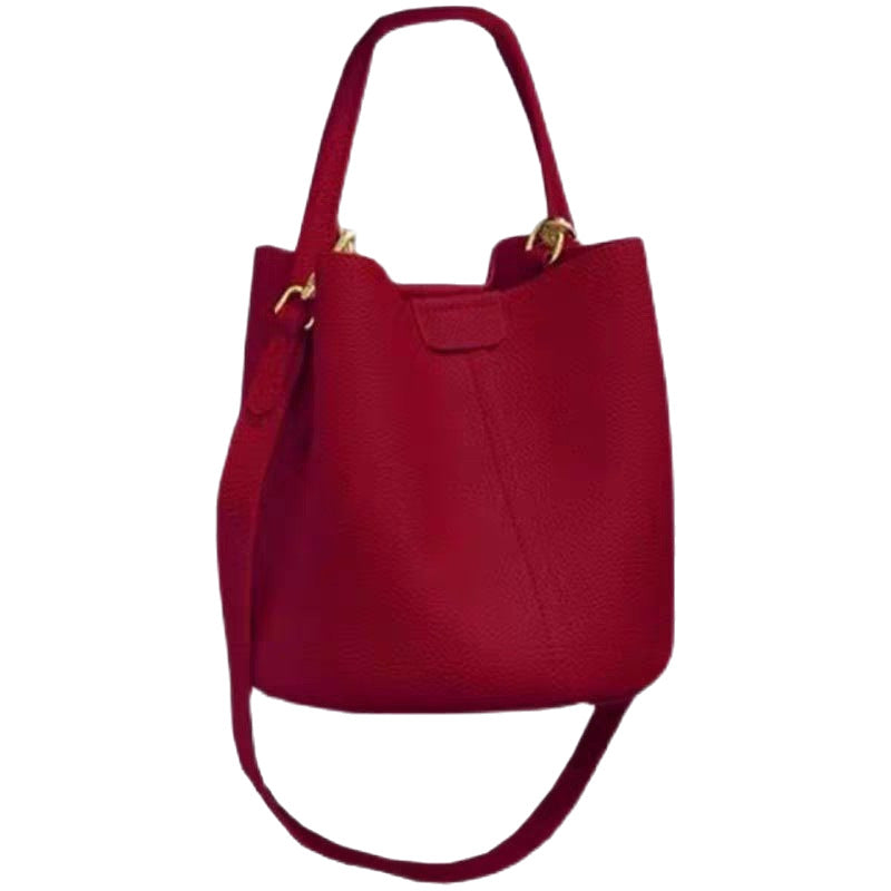 Women's Bridal Wedding Red Large Capacity Commuter Women's Handbag