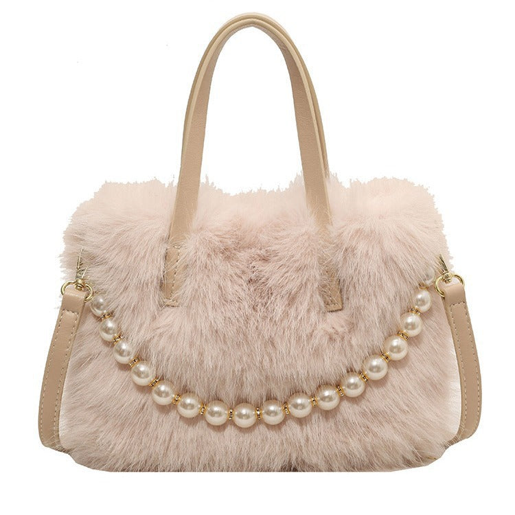 Popular Plush Winter Versatile Korean Style Tote Bags