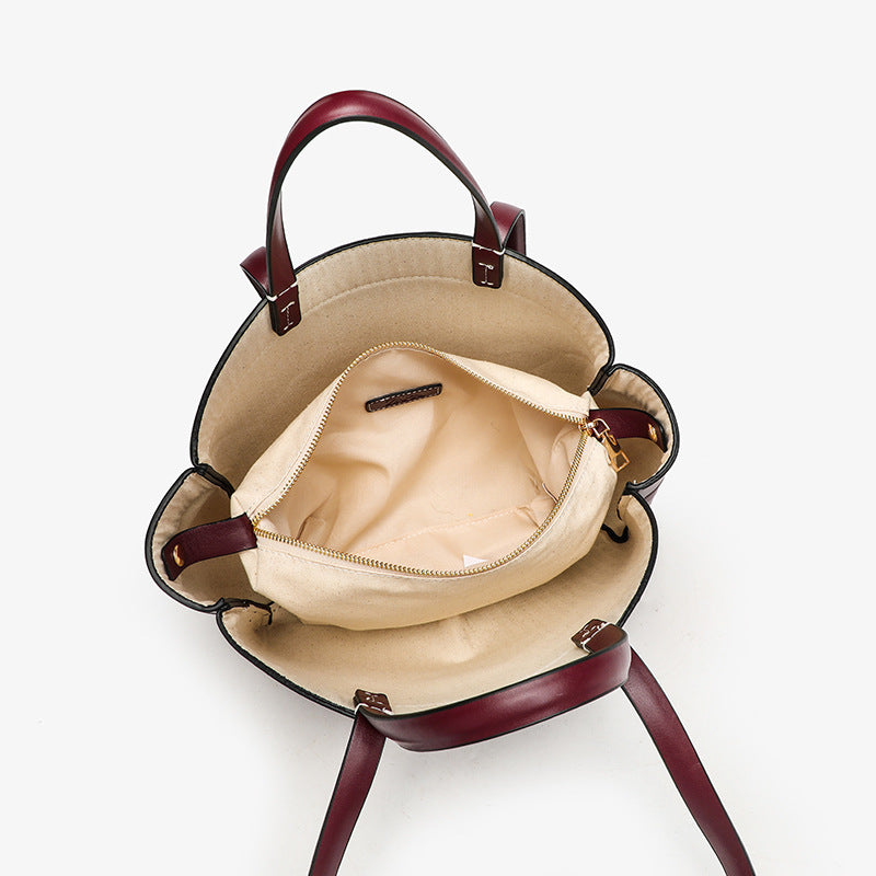 Z's Brown Autumn Fashion Large Capacity Tote Bags