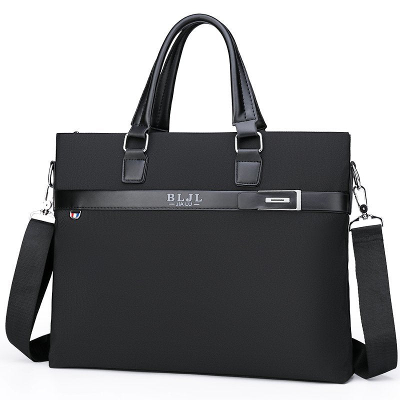 Men's Waterproof Oxford Cloth Business Horizontal Leisure Men's Briefcases