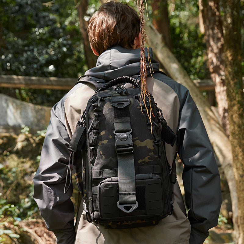 Graceful Stylish Multifunctional Streamlined Riding Fishing Sports Backpacks