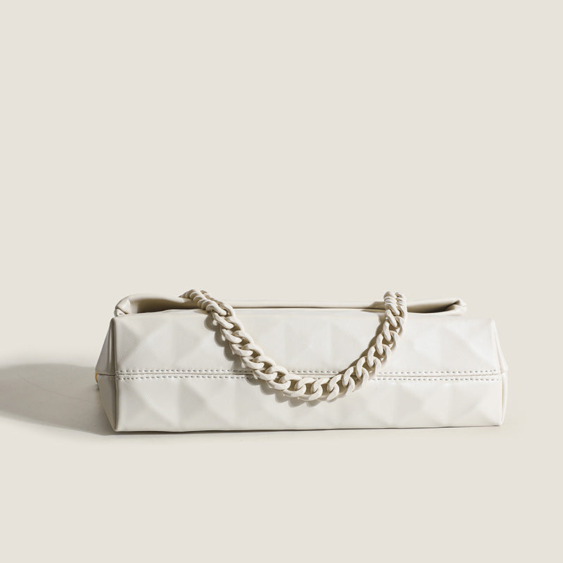 Trendy High-grade Rhombus French Style Underarm Shoulder Bags