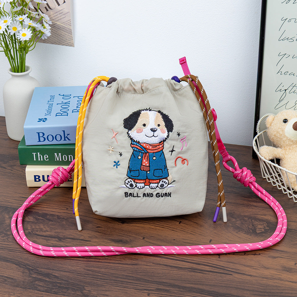 Western Style Lightweight Vertical Mobile Cloth Korean Simple Ten Thousand Women's Handbag