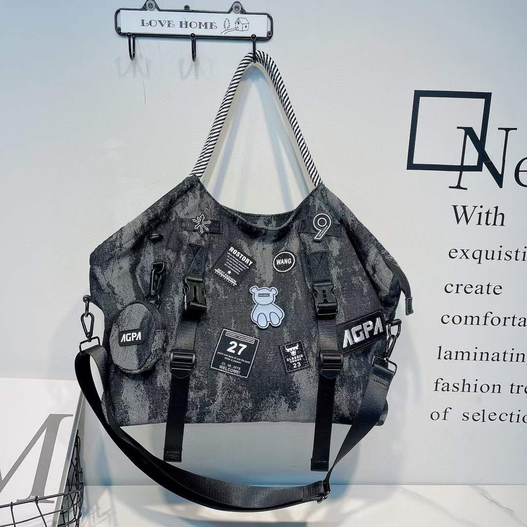 Waterproof Nylon Mesh Simple Large Capacity Women's Shoulder Bag