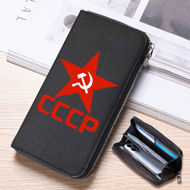 Men's Soviet Union Socialist Culture Aerospace Space Style Men's Wallet