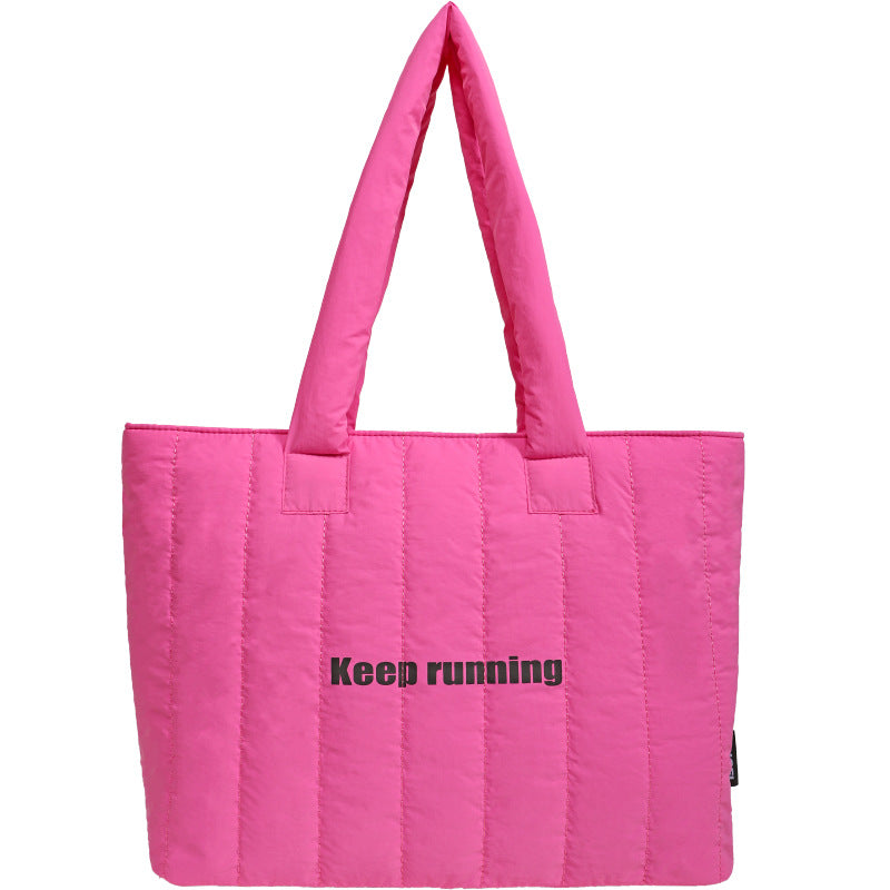 Women's Fashion Commuter Large Capacity Down Soft Shoulder Bags