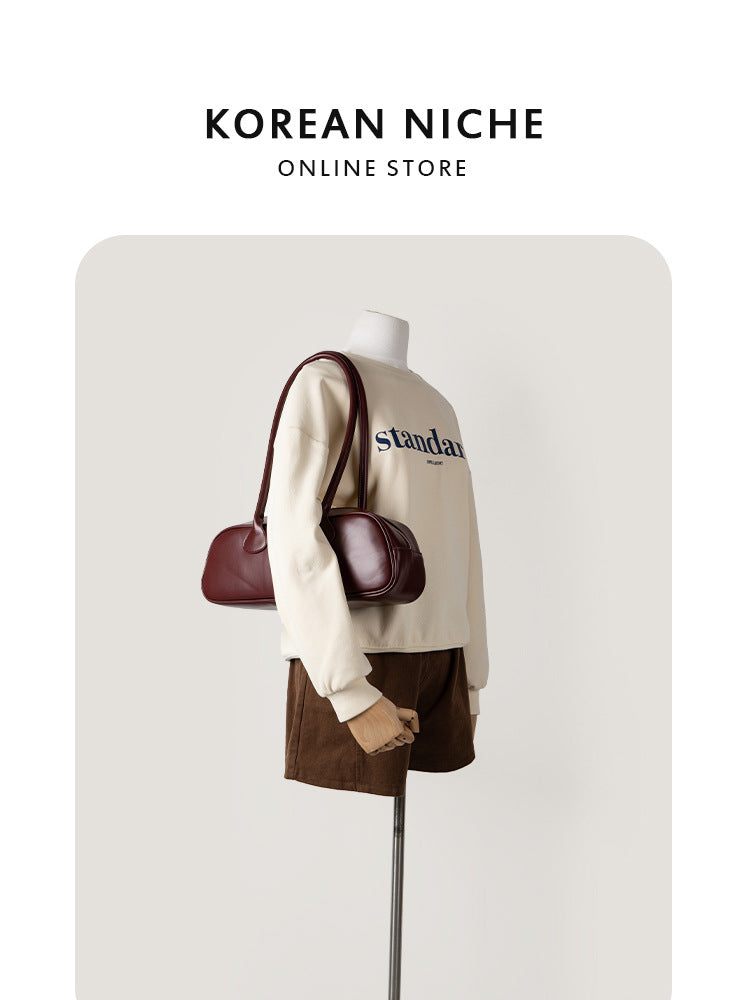 Women's Design Retro Underarm Texture Large Capacity Shoulder Bags