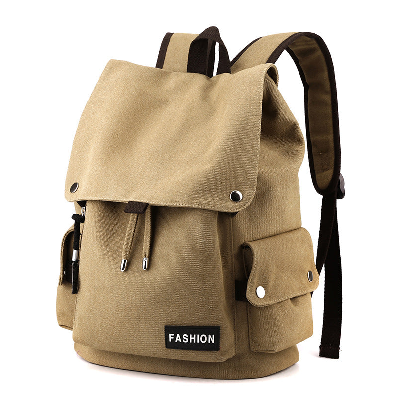 Men's Vintage Canvas Computer Large Capacity Simple Backpacks