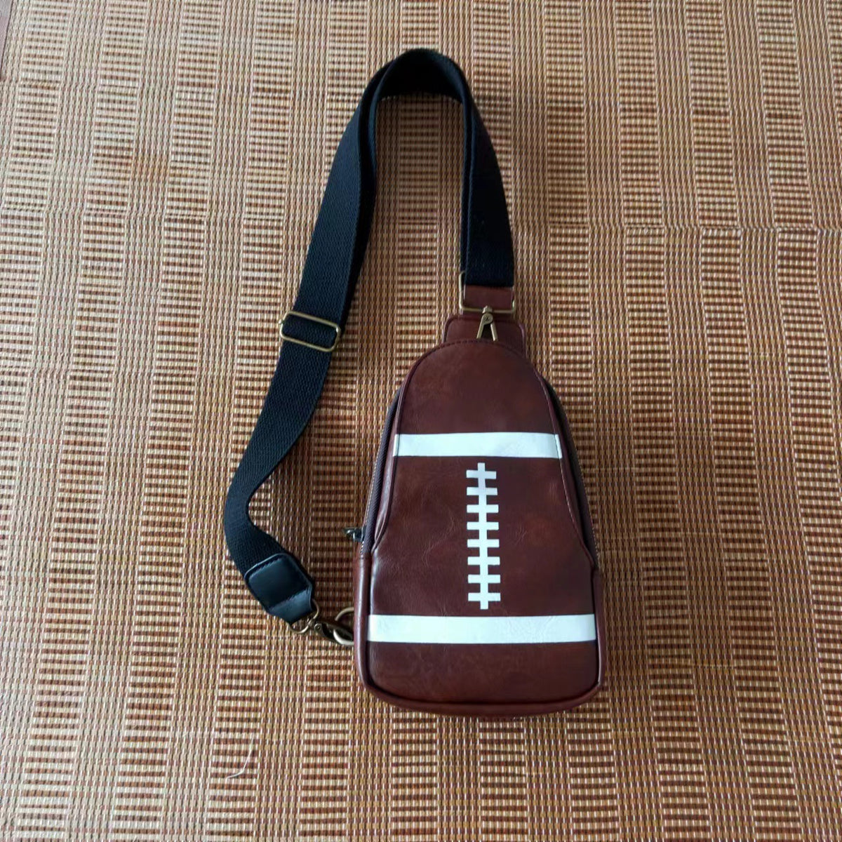 Trendy Female Lady Vintage Baseball Rugby Bags