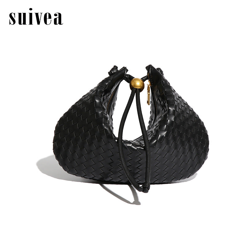 Women's Large Capacity Texture Popular Dumpling Design Shoulder Bags