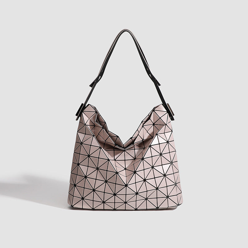 Trendy Style Underarm Commuter Geometric Rhombus Crossbody Bags
