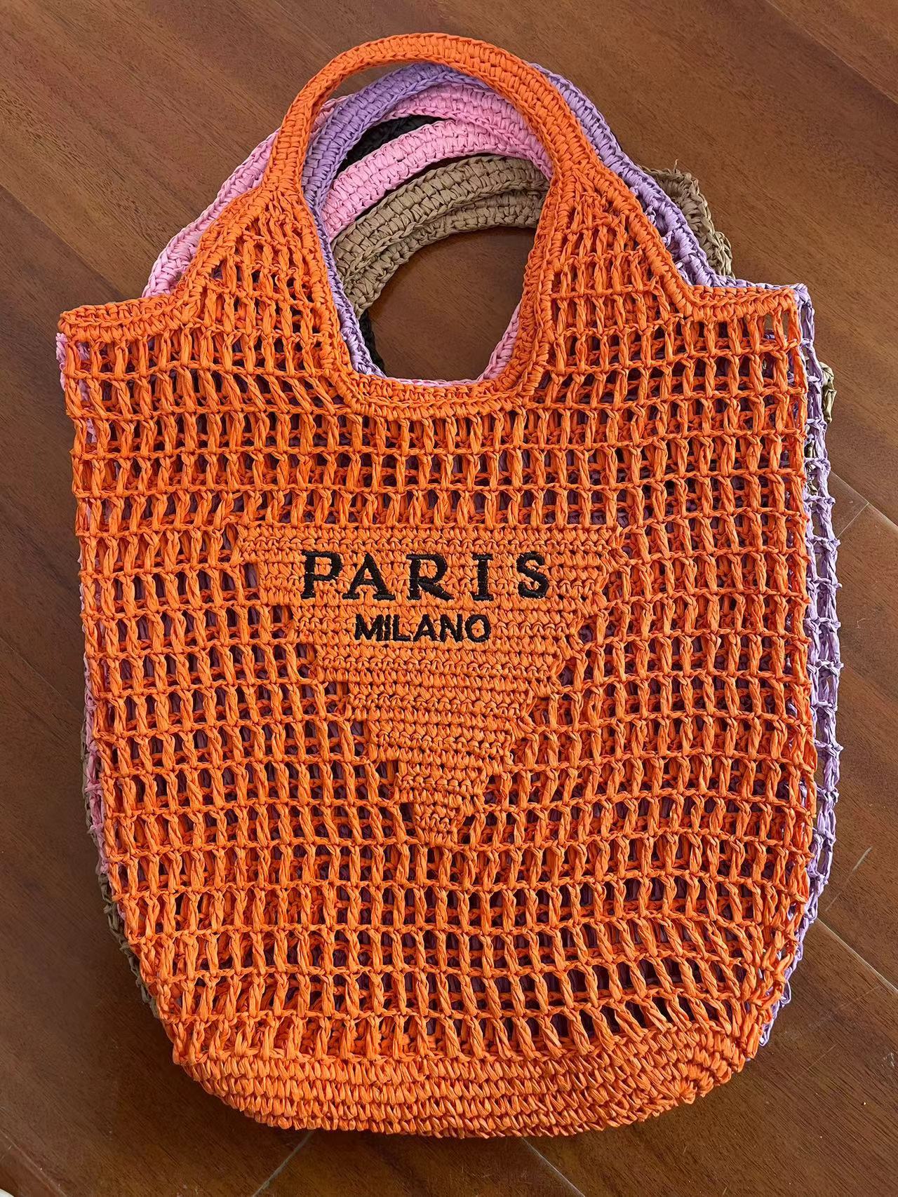 Round Goddess Underarm Handmade Straw Bearded Armpit Bags