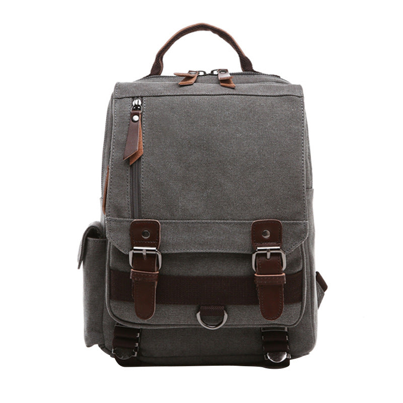Women's & Men's & Korean Style For Canvas Fashion Business Commute Computer One Backpacks