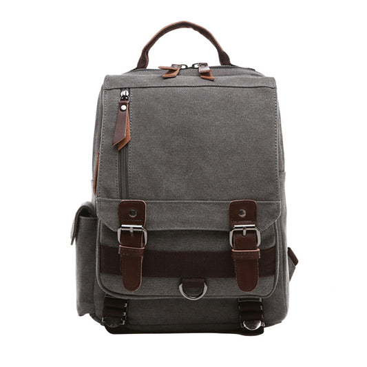 Women's & Men's & Korean Style For Canvas Fashion Business Commute Computer One Backpacks