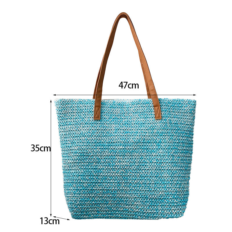 Women's Straw Shopping Mummy Beach Large Capacity Women's Shoulder Bag