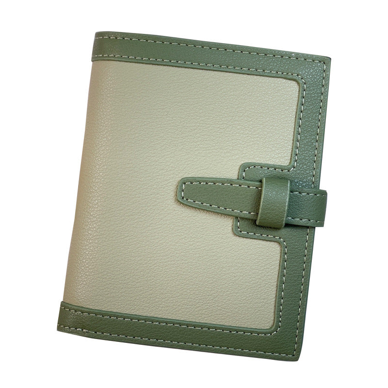 Slouchy Unique Leather Short Design Cute Ladies Wallets