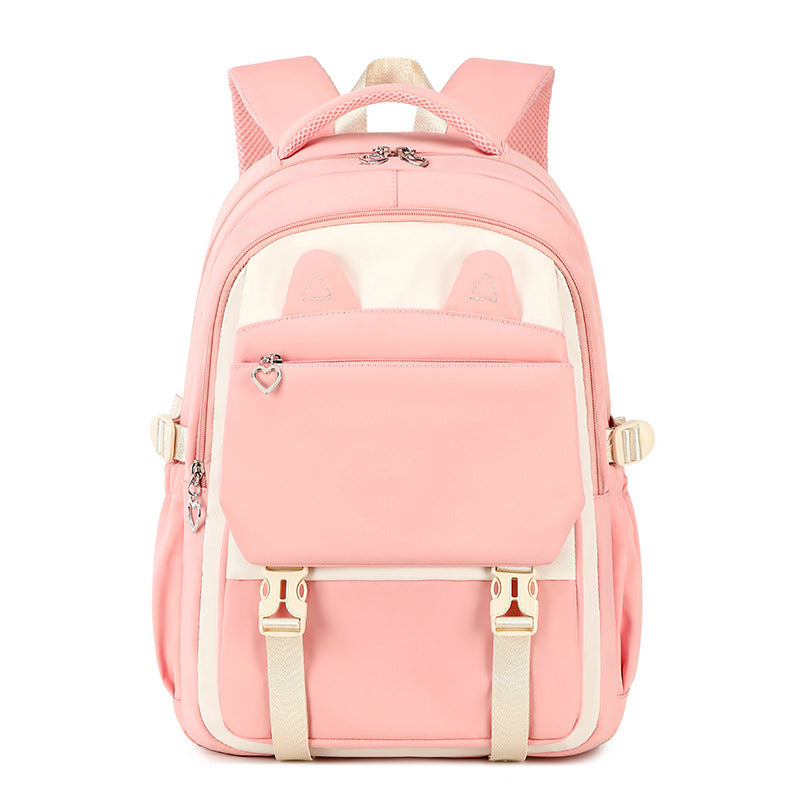 Female Fresh Sweet Cute Thermal Transfer Middle School Students' Schoolbags