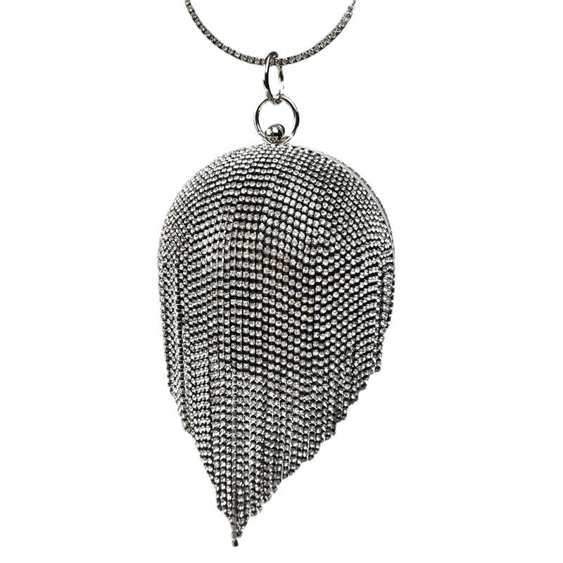 Tassel Clutch Rhinestone Ball Party Dress Bags