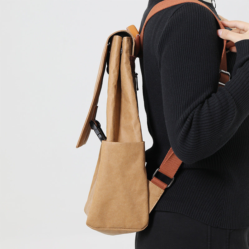 Summer Washed Kraft Paper Large Capacity Bags