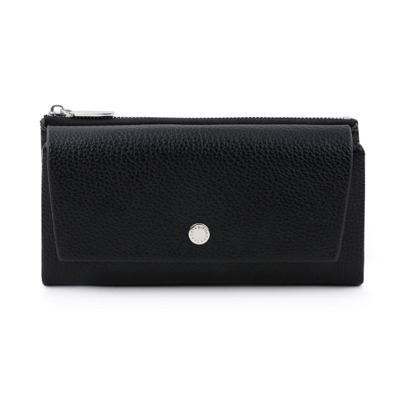Lychee Pattern Three Fold Long Eastern European Ladies Wallet