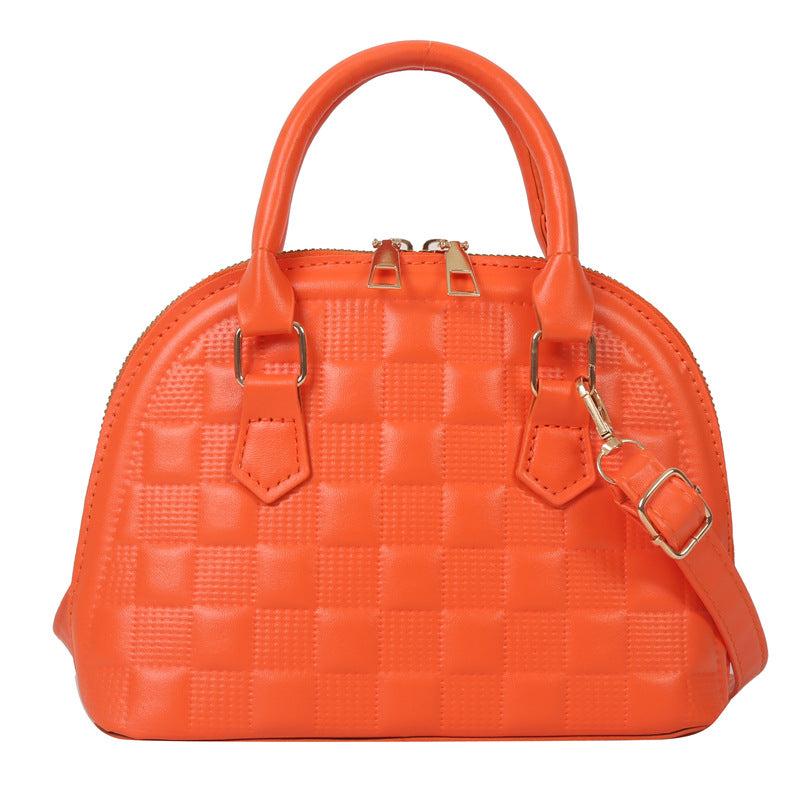 High-grade Shell Popular Chessboard Fashion Elegant Women's Shoulder Bag