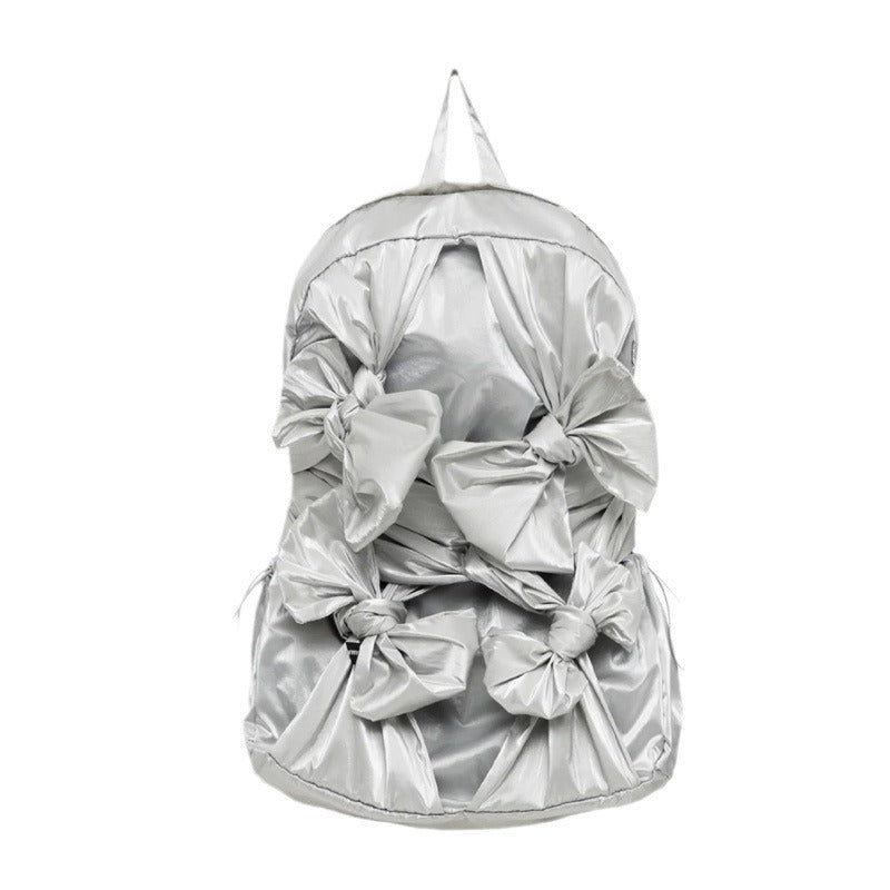 Women's Niche Bow Knot Sier Large Capacity Backpacks