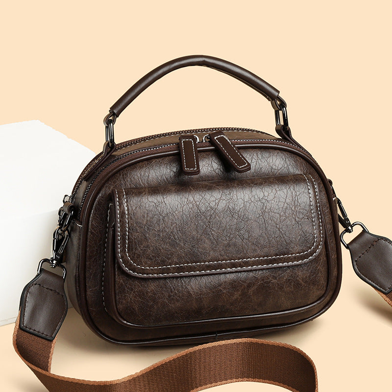 Women's High-grade Soft Leather Fashion Simple Trend Crossbody Bags