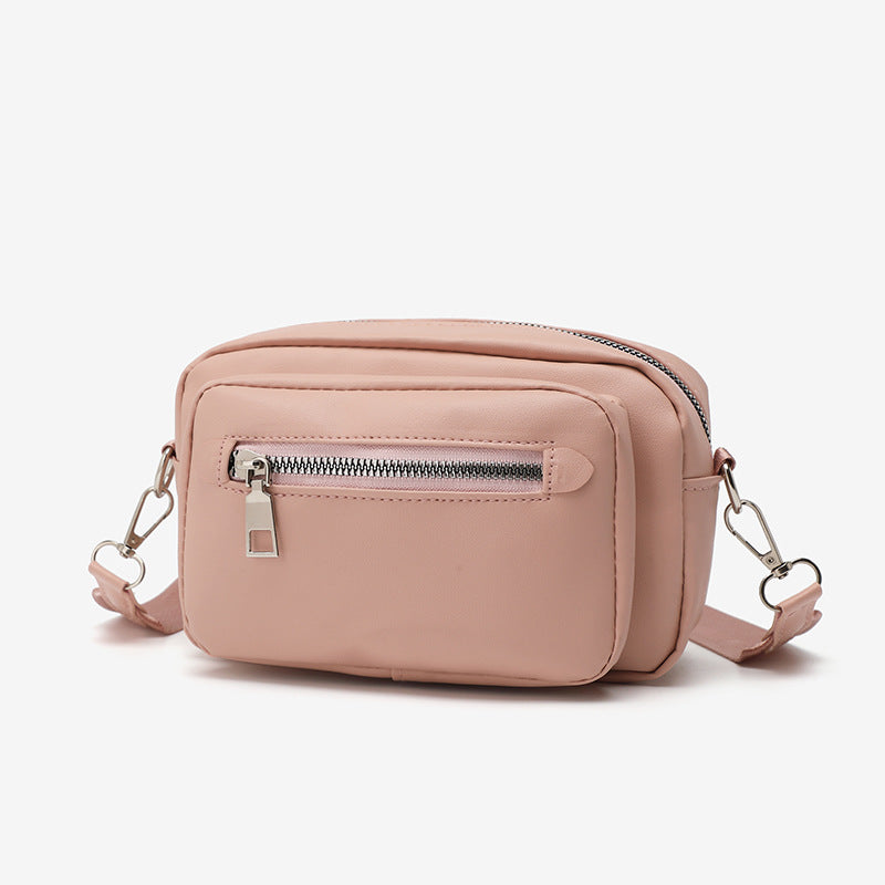 Women's Simple Fashion Large Capacity Solid Color Purses