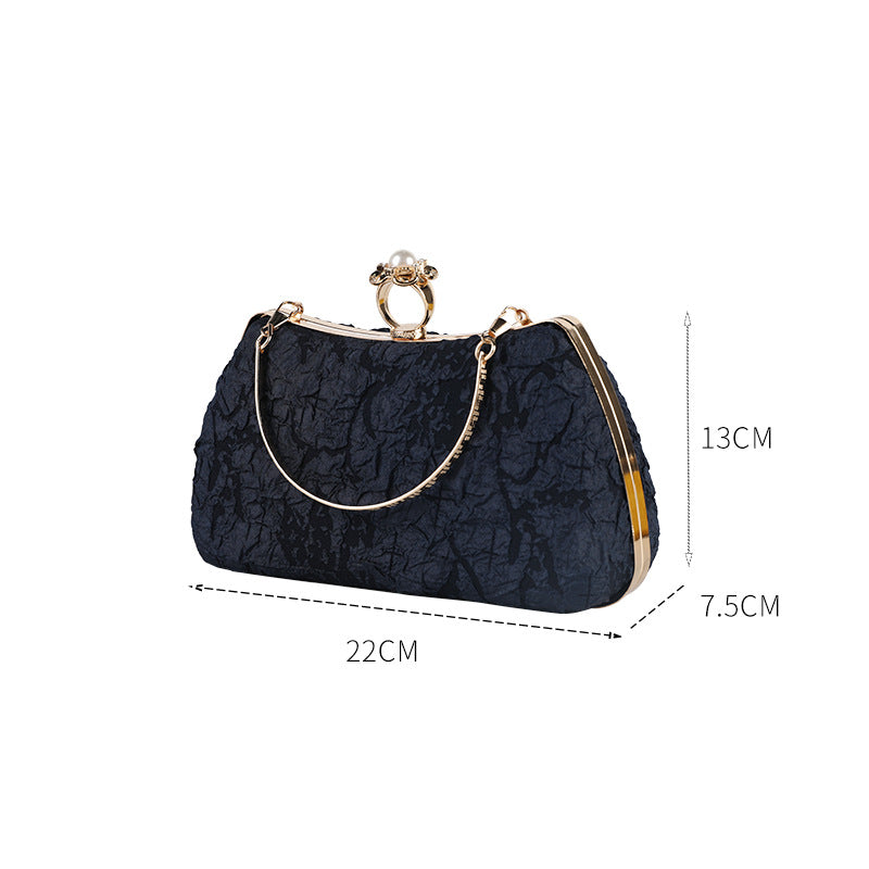 Rhinestone Retro Clutch Fashionable Elegant Chain Evening Bags