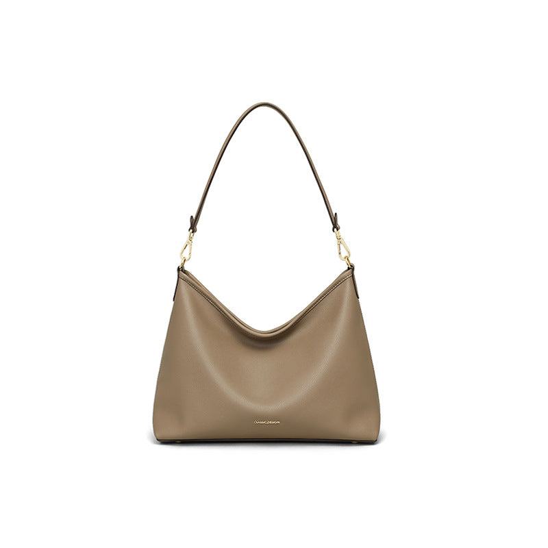 Women's Summer Genuine Leather Underarm Large Capacity Versatile Tote Bags