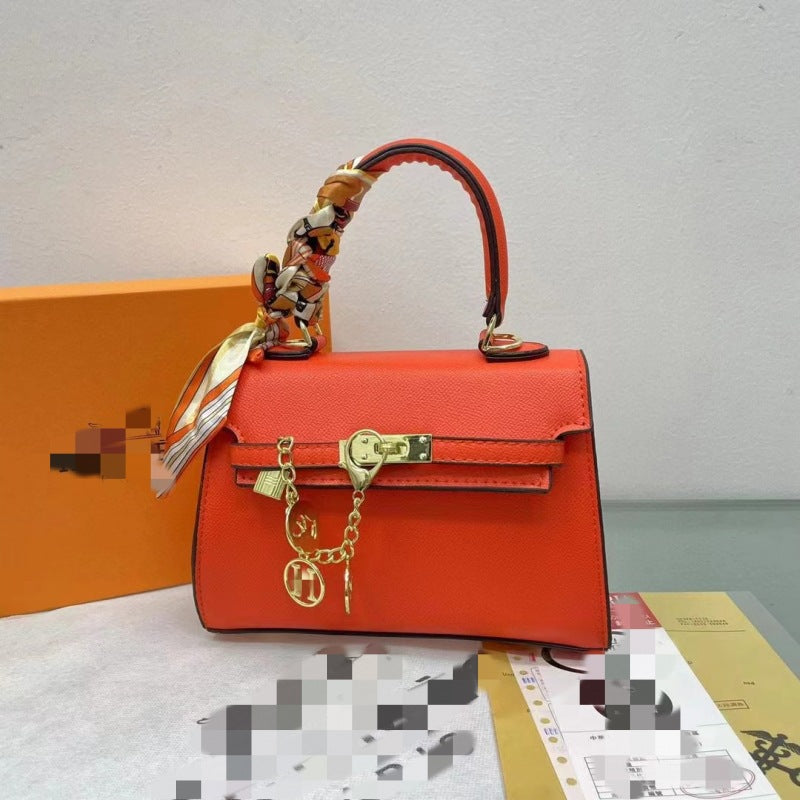 Comfortable Classic Kelly Platinum Palm Print Small Square Bags