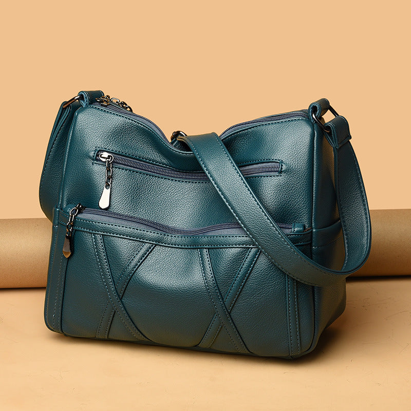 Women's Large Capacity Mom Soft Leather Big Crossbody Bags