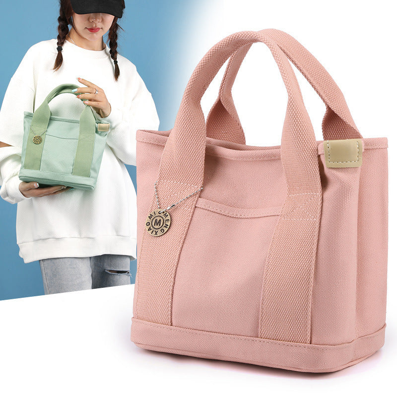 Women's Canvas Reticule Out Clutch Large Capacity Bags