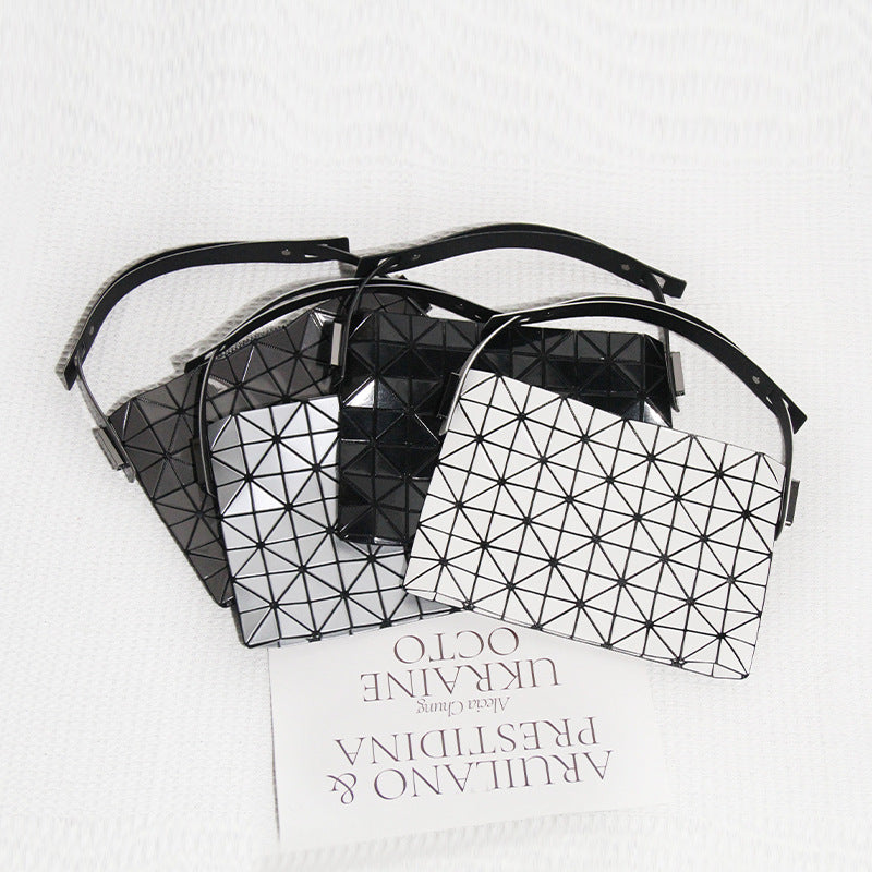 Triangle Underarm Stitching Fashion Geometry Pattern Bags