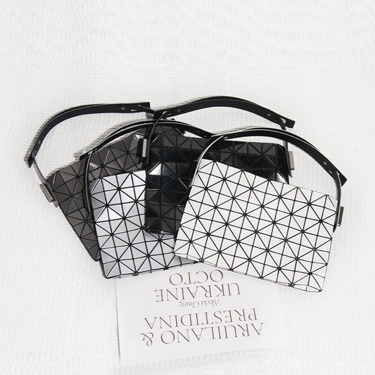 Triangle Underarm Stitching Fashion Geometry Pattern Bags