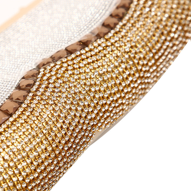 Dinner Rhinestone Tassel Fashion Diamond Cross Evening Bags