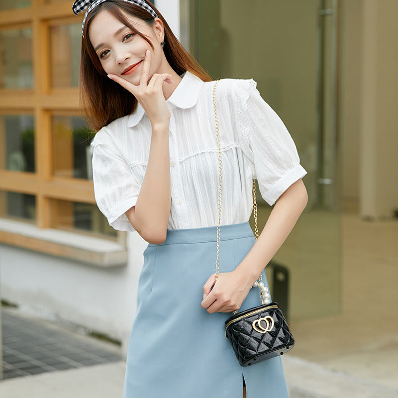 Women's Fashion Mini Rhombus Gel Pairs Of Bags