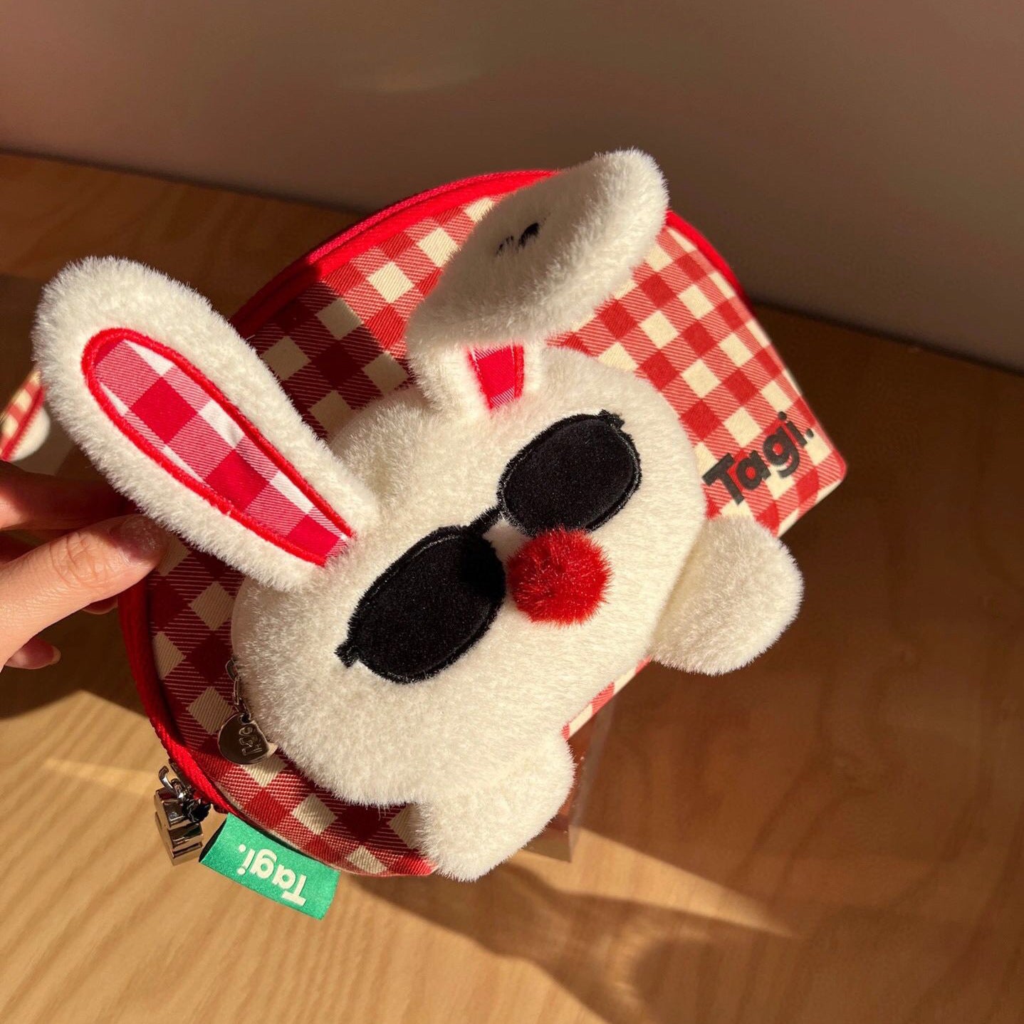 Heart Denim Shell Buggy Rabbit Plaid Bags