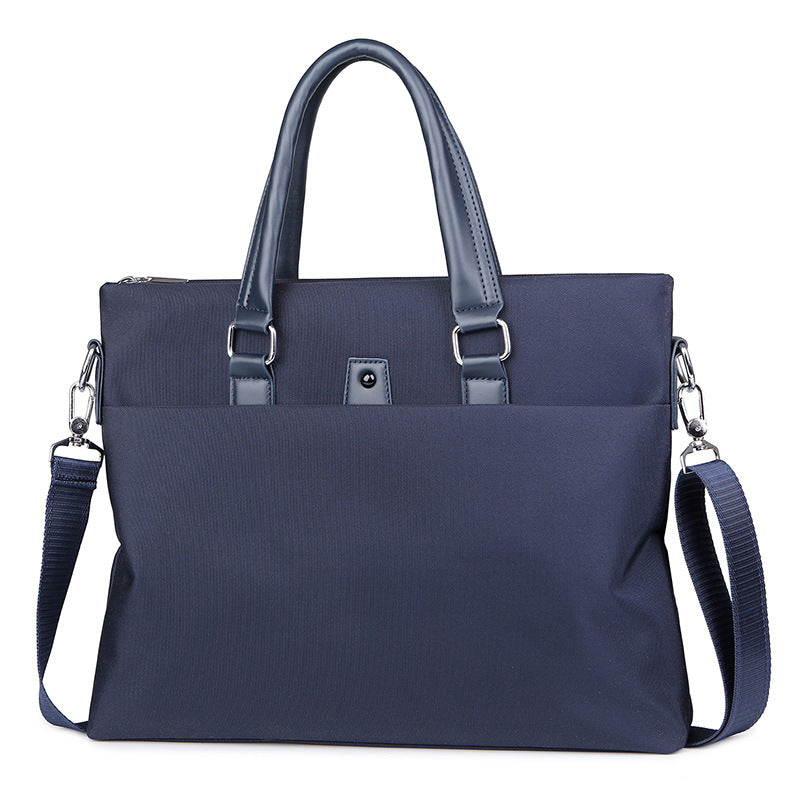 Men's Portable Horizontal Oxford Cloth Trendy Large Men's Briefcases