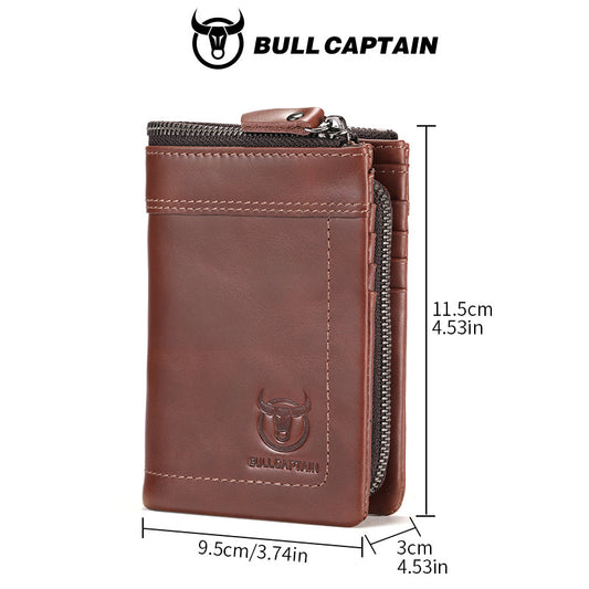 Men's Leather Goods Short Album Driving License Men's Wallets