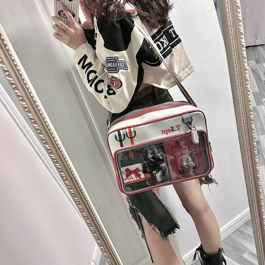 Graduation Cartoon Large Capacity Leisure Style Crossbody Bags