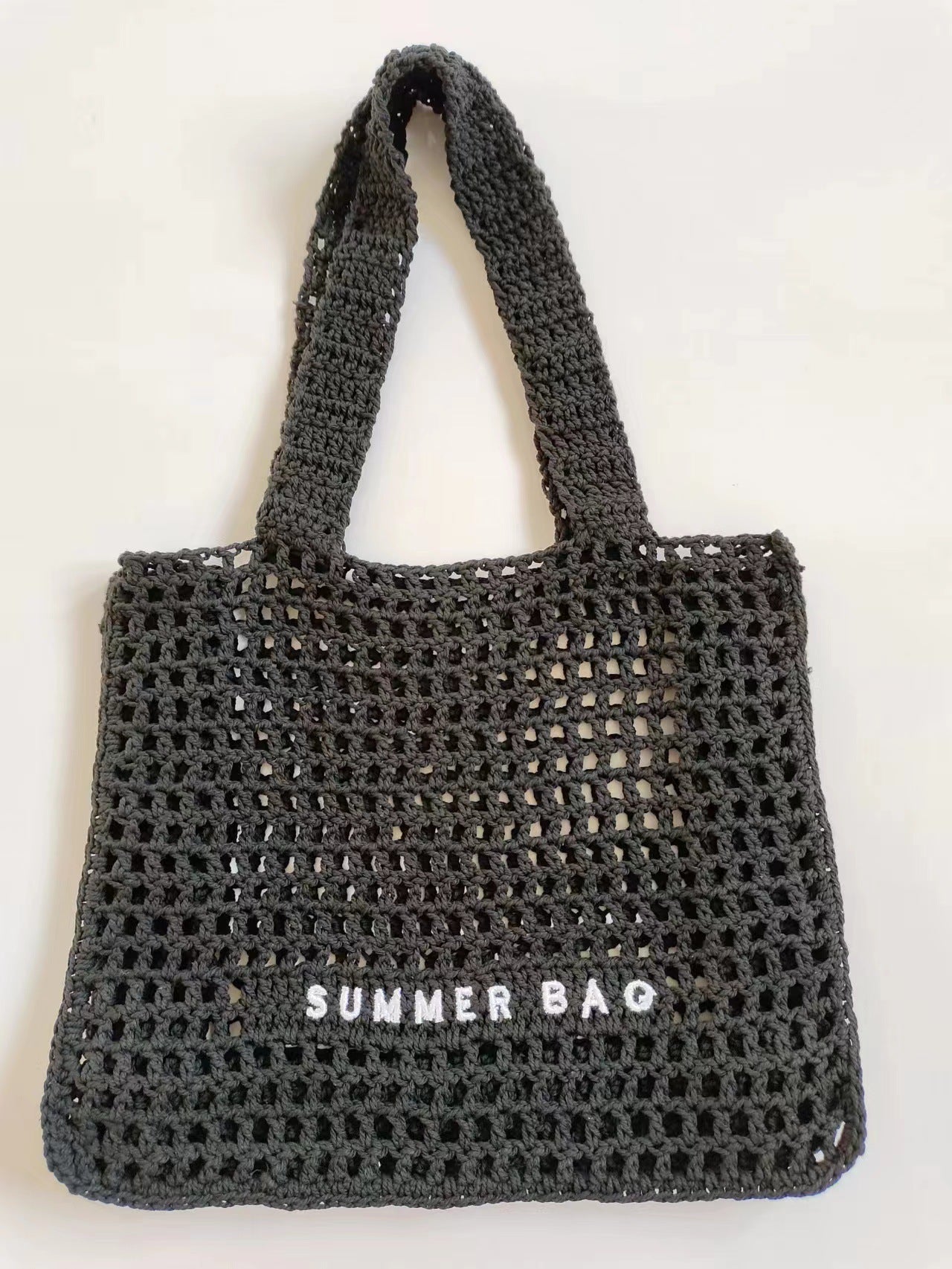 Women's & Children's & Hollow Crochet Woven Straw Summer Shoulder Bags