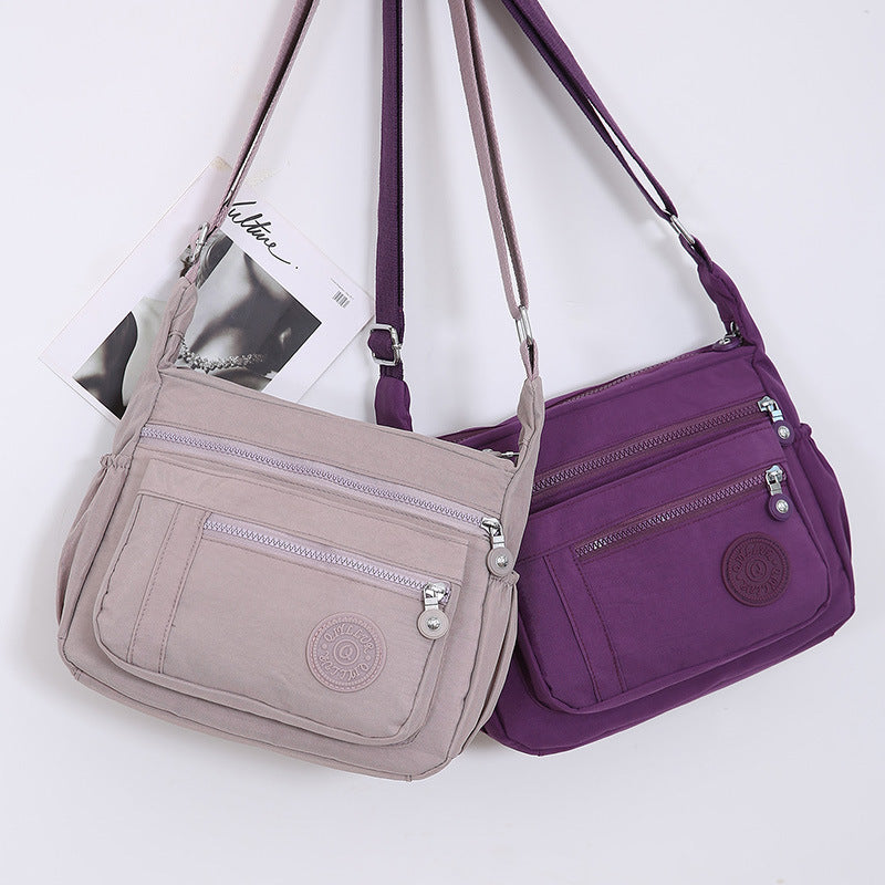 Women's Korean Style Nylon Canvas Large Capacity Travel Bags