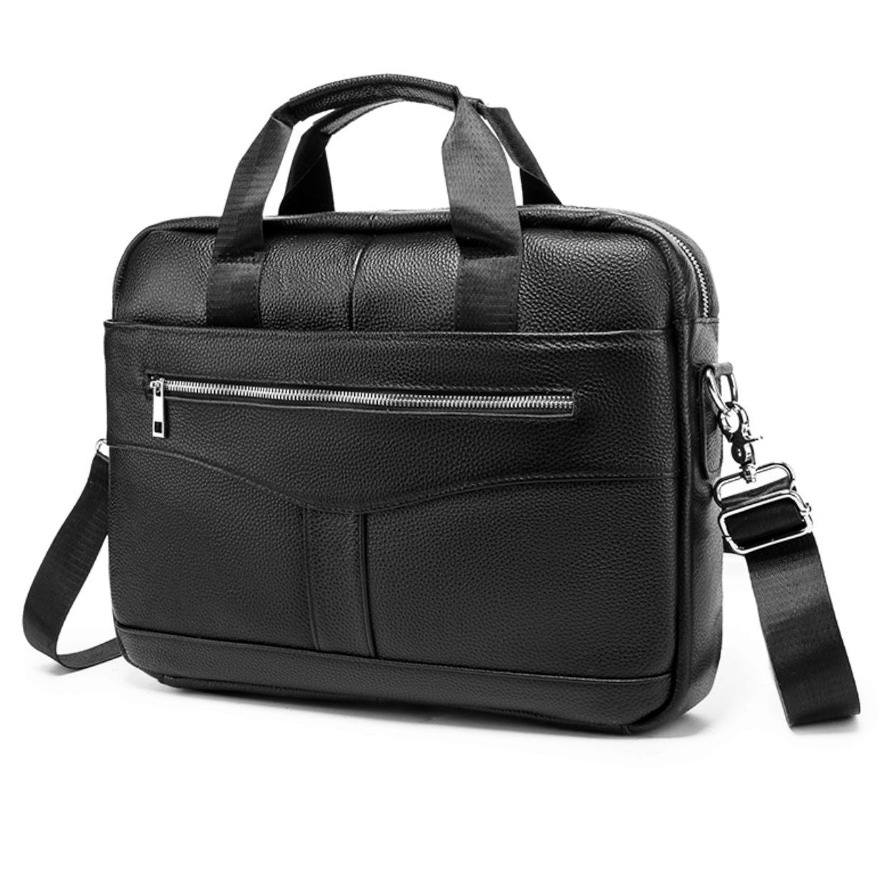 Men's Genuine Leather Business Conference Office Large Laptop Bags