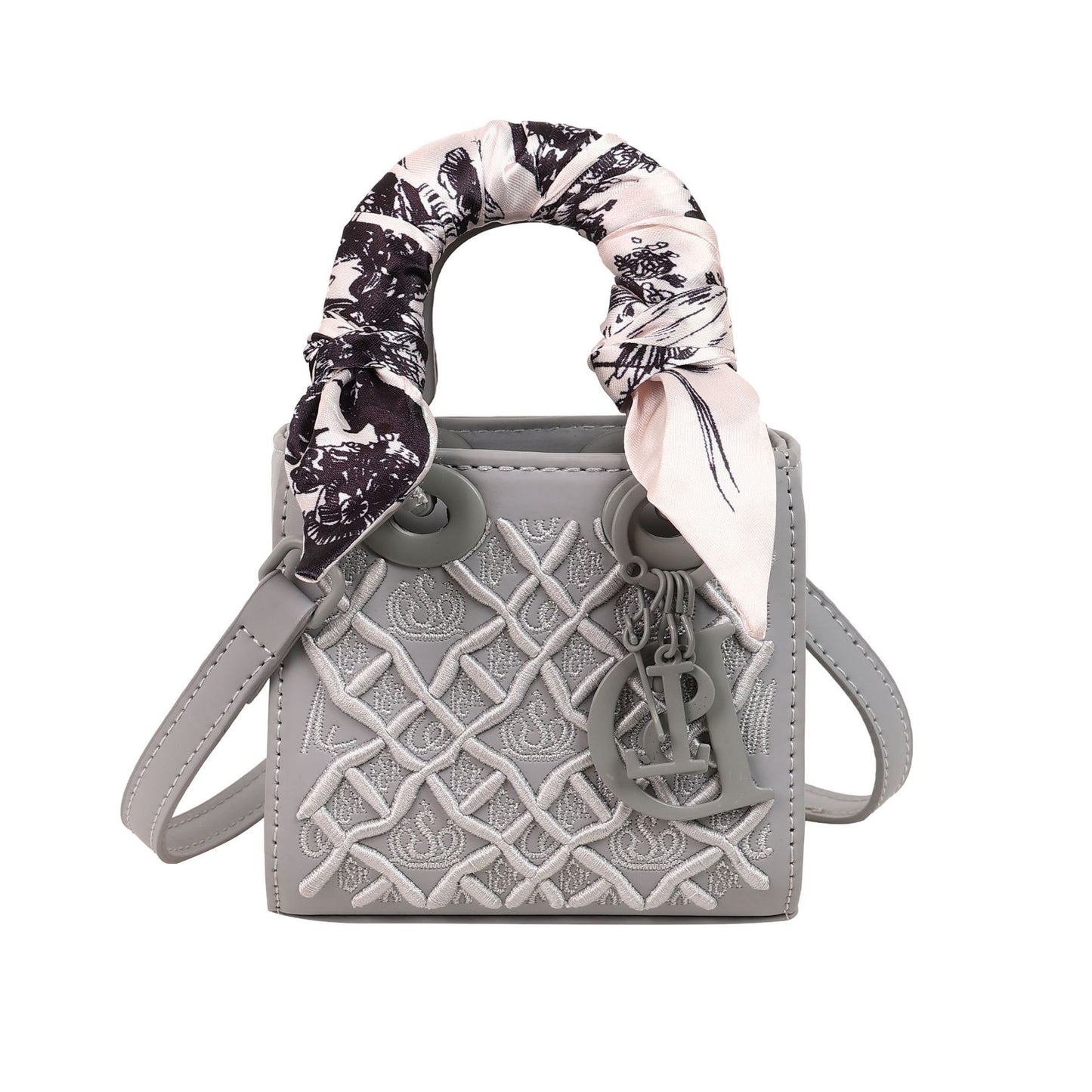 Women's Embroidered Mini Diana High-grade Fashion Silk Shoulder Bags