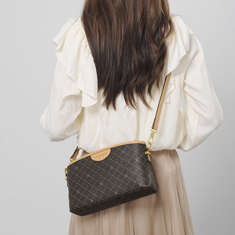 Women's Fashion Underarm Retro Printing Stylish Crossbody Bags