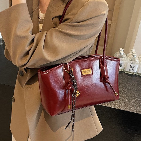 Women's High-grade Retro Easy Matching Large Capacity Winter Popular One Women's Shoulder Bag