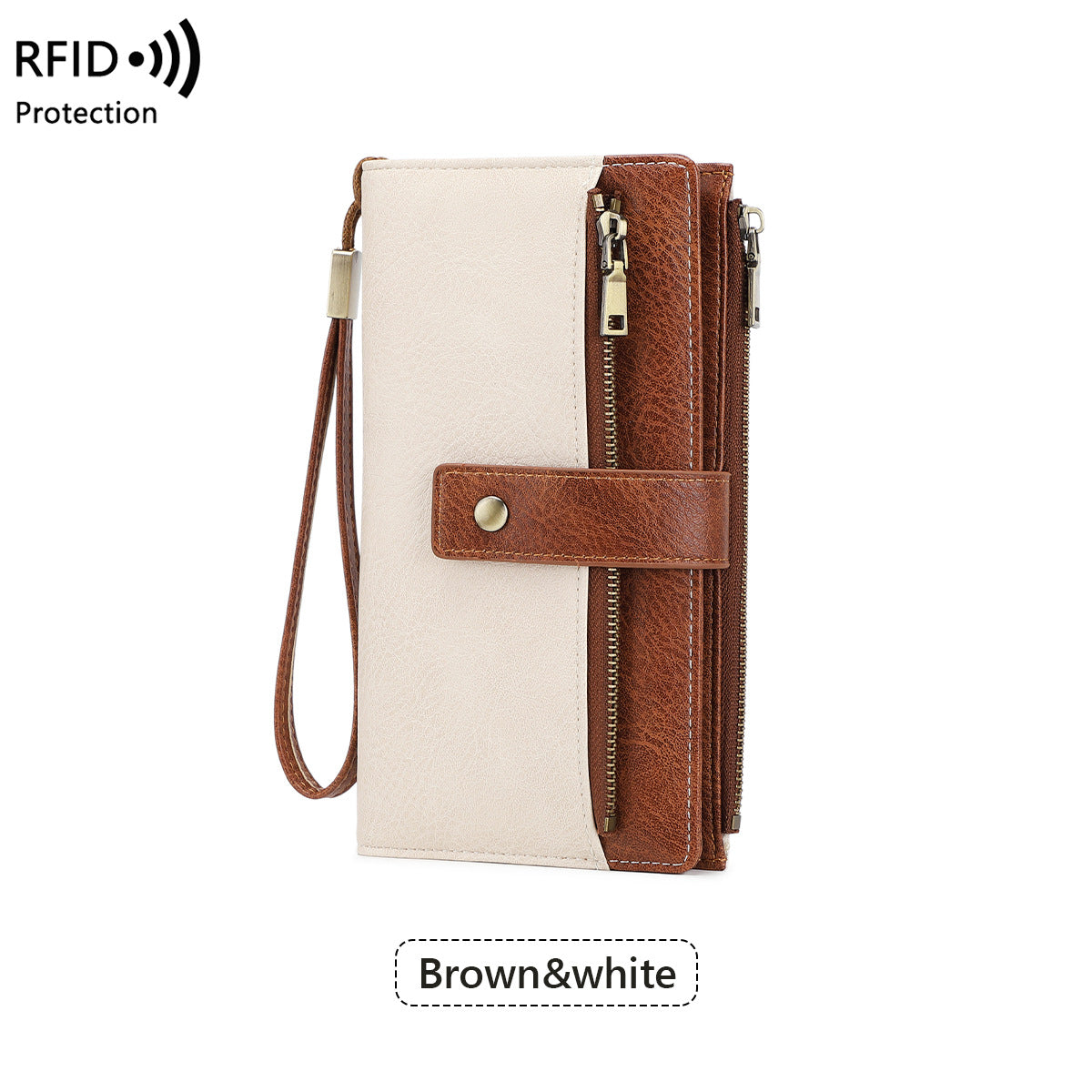 Women's Multiple Slots Long Retro Fashion Clutch Ladies Wallet